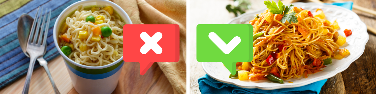 Os perigos do macarrão instantâneo e uma alternativa saudável
