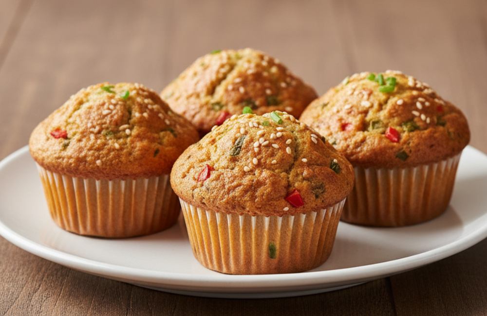 Muffin de atum saudável